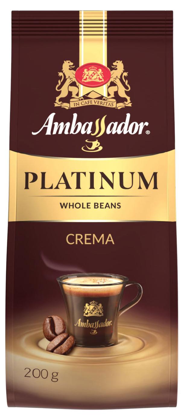 

Кофе в зернах Ambassador Platinum Crema, 200 г