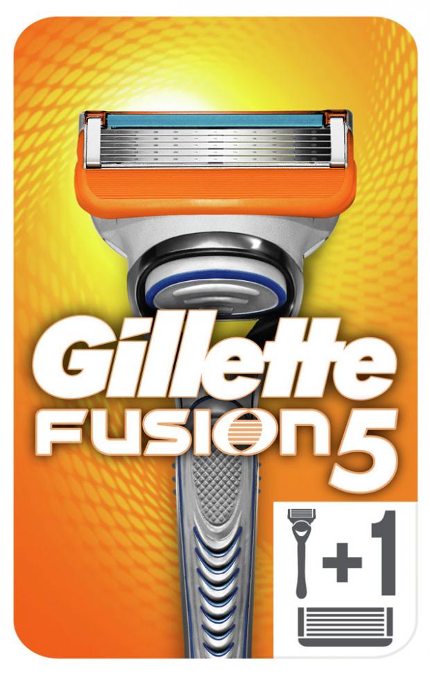 Бритва мужская Gillette Fusion 5 + 1 кассета с пятью лезвиями