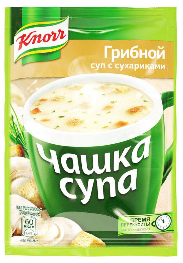 

Суп заварной Knorr Чашка супа грибной, 20 г