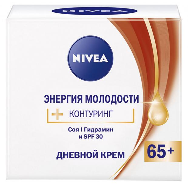 Крем для лица дневной Nivea Энергия Молодости 65+, 50 мл