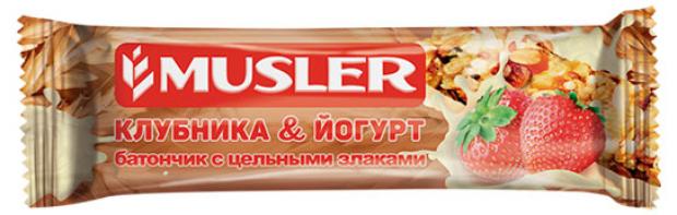 

Батончик мюсли Musler Клубника и йогурт, 30 г