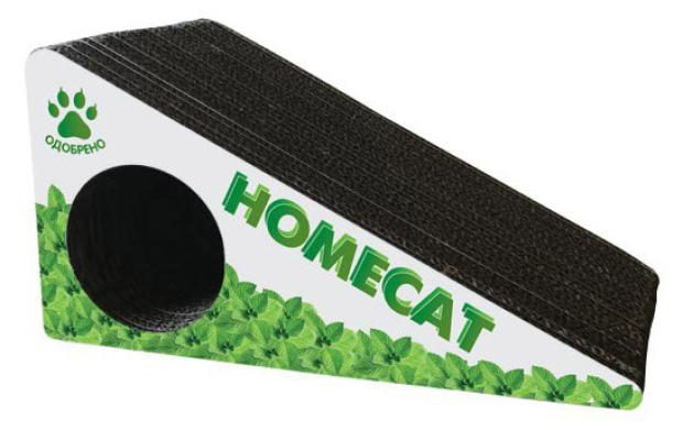 

Когтеточка для кошек HOMECAT треугольник малый с кошачьей мятой, 30х14х17 см
