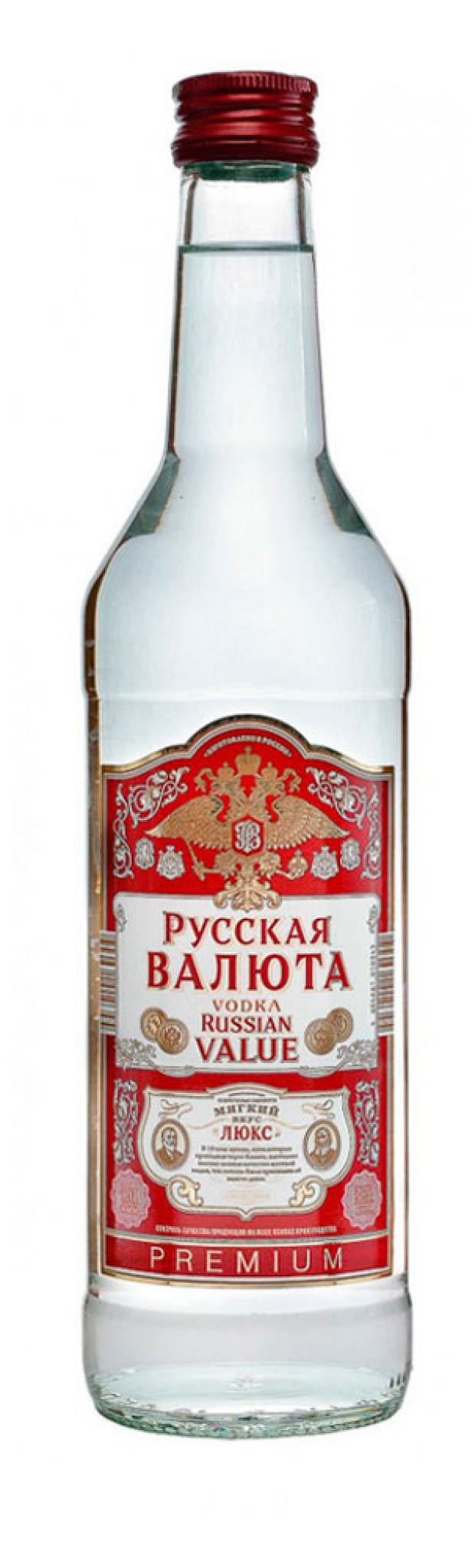 Водка Русская Валюта Premium Россия, 0,7 л