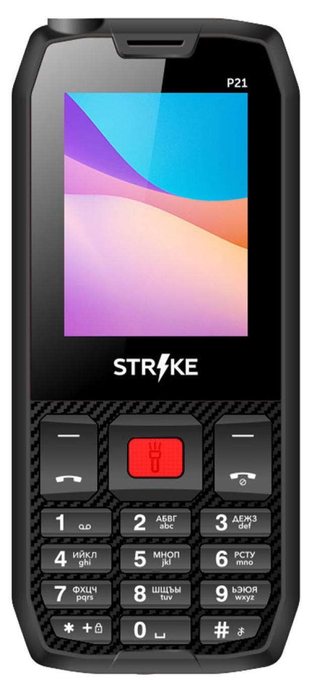 

Телефон Strike P21 Black+Red
