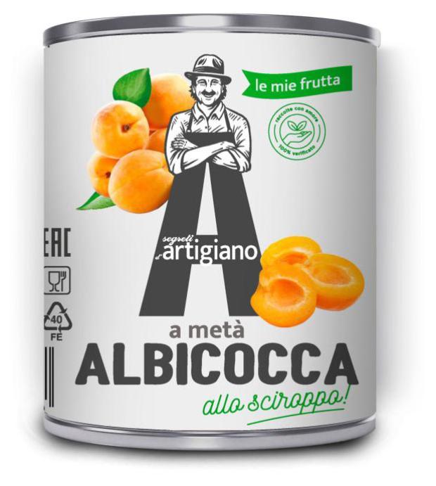 

Абрикосы в сиропе Segreti dArtigiano половинки, 820 г