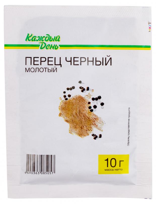 Перец черный Каждый день молотый, 10 г