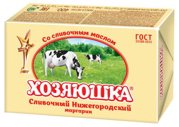 

Маргарин сливочный «Хозяюшка» «Нижегородский» 60%, 400 г