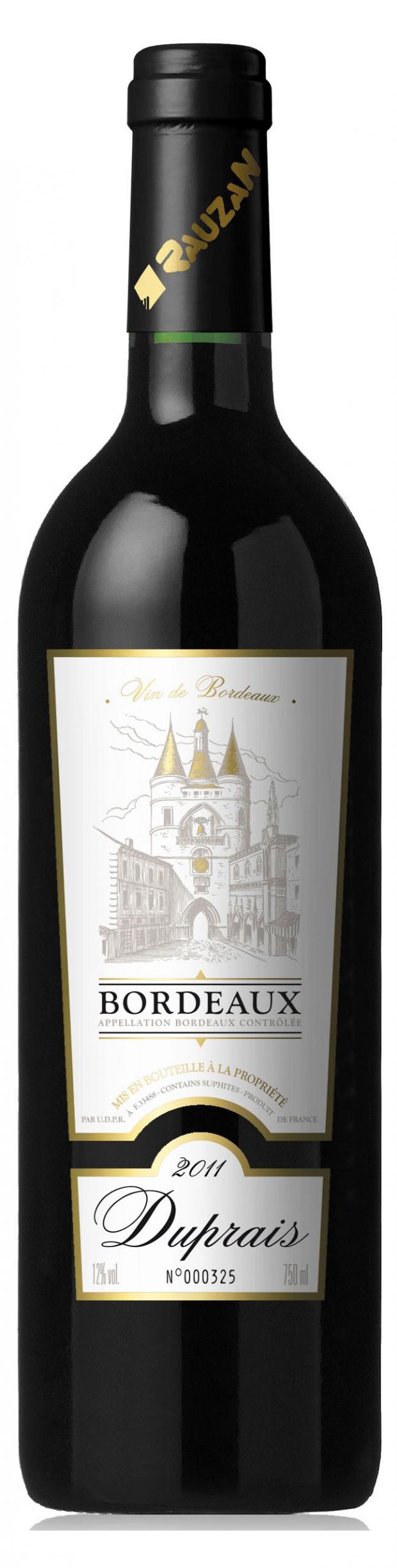 Вино Duprais Bordeaux красное сухое Франция, 0,75 л