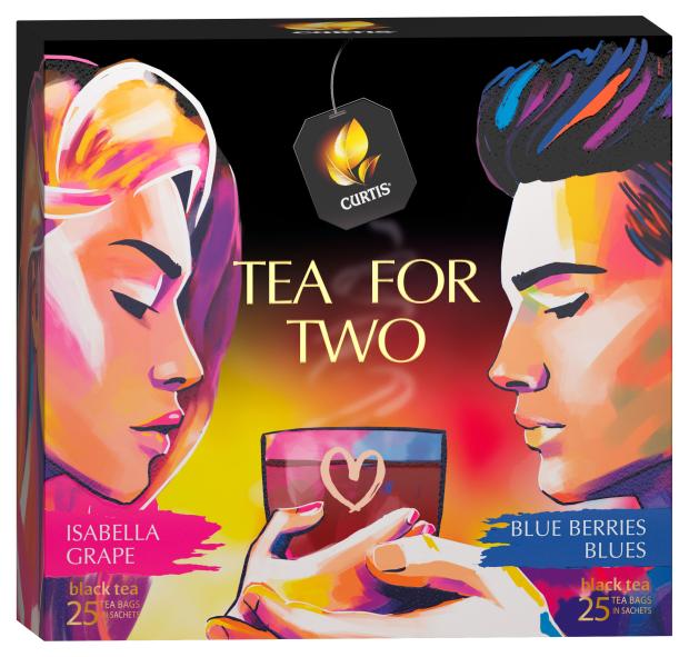 

Чайное ассорти CURTIS Tea for two в пакетиках, 95 г