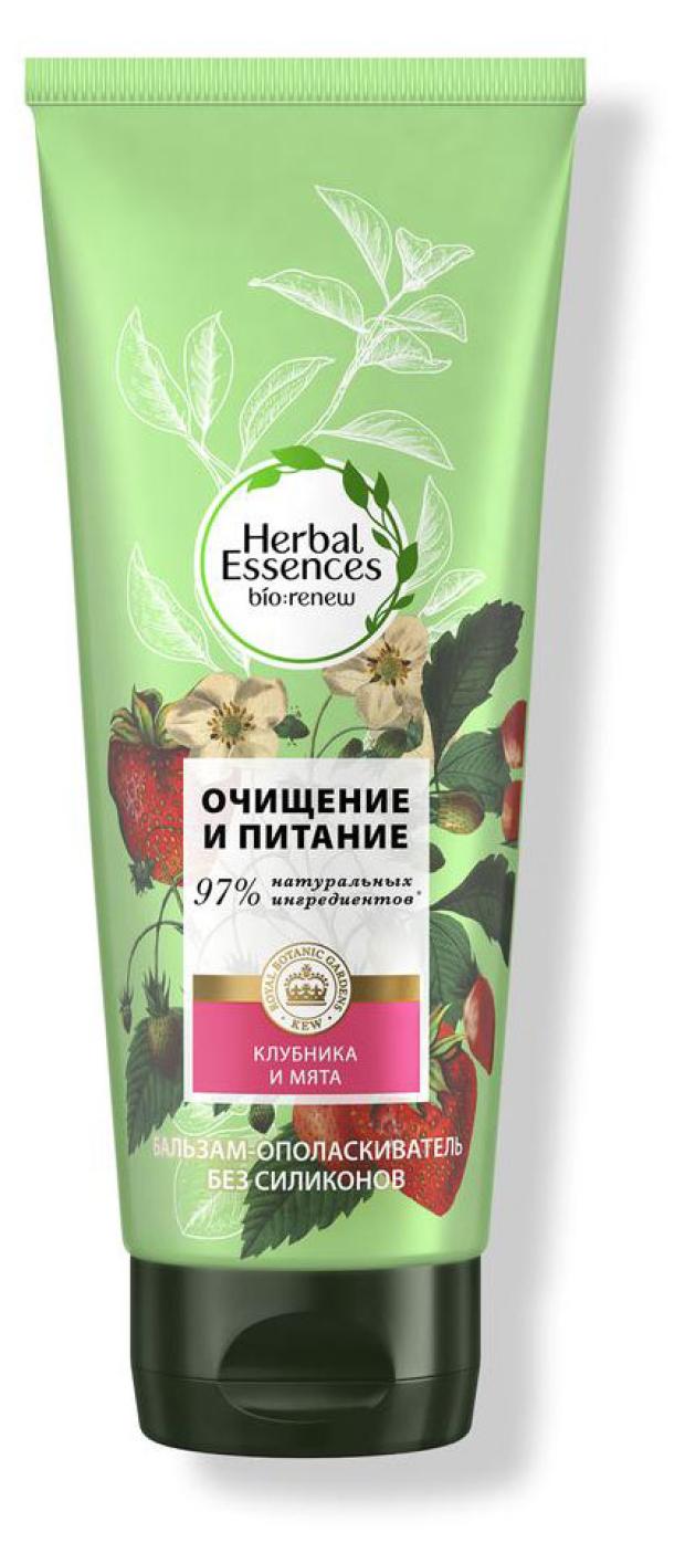 

Бальзам-ополаскиватель для волос Herbal Essences Белая клубника и Сладкая мята, 180 мл