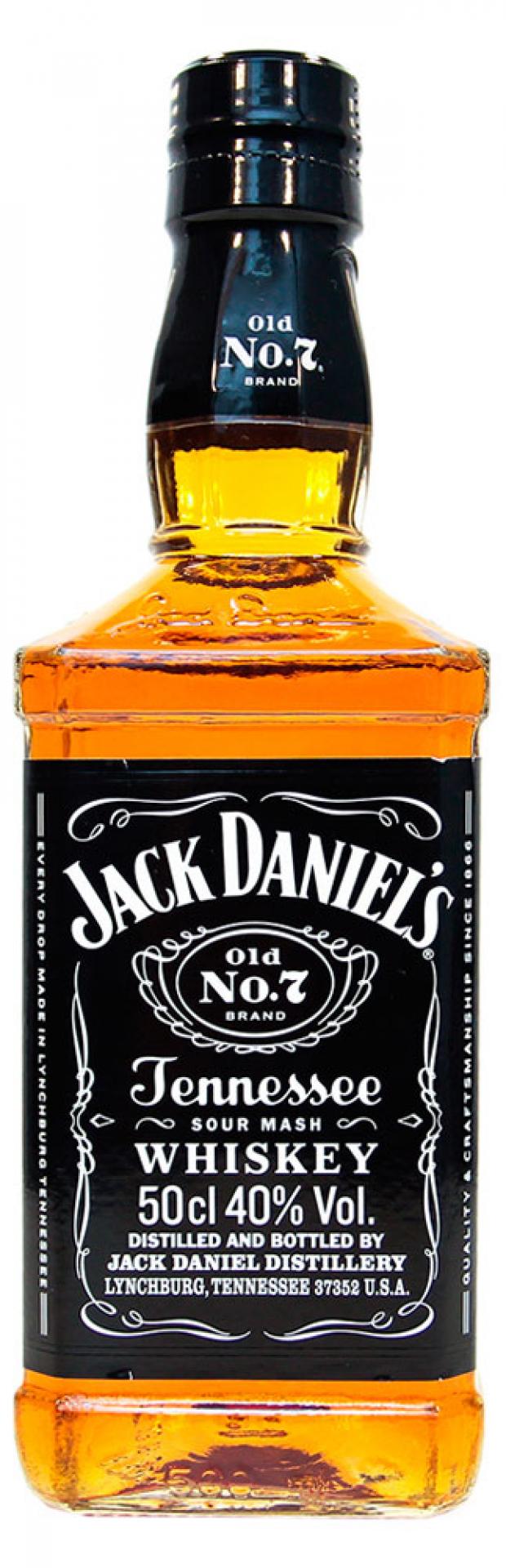 Виски Jack Daniels 7 Tennessee 4 года США, 0,7 л