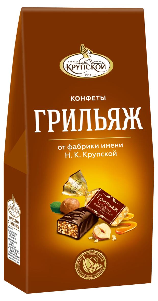 

Конфеты Фабрика имени Крупской Грильяж, 146 г