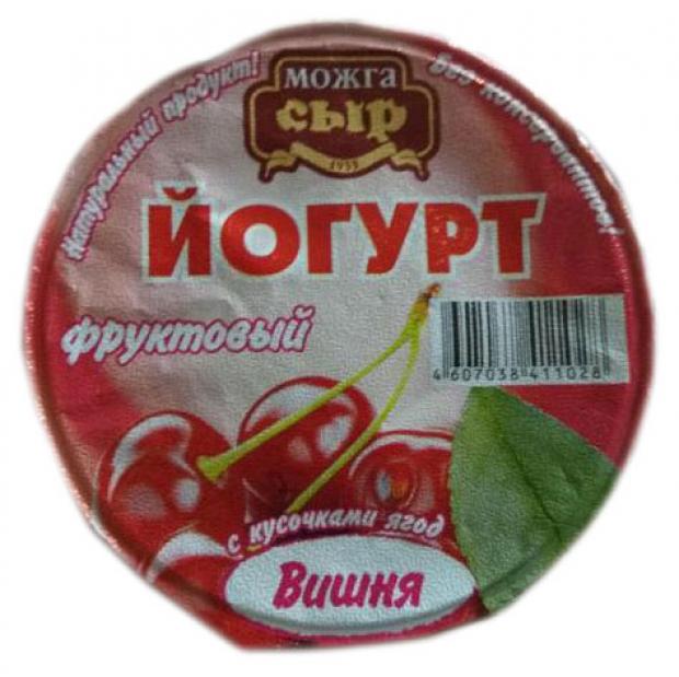Йогурт Можгасыр Фруктовый вишня 2,5% БЗМЖ, 150 г