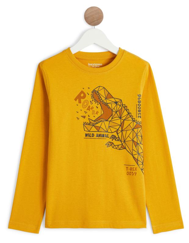 

Футболка для мальчика InExtenso желтая