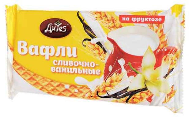 

Вафли ДиYes сливочно-ванильные на фруктозе, 90 г