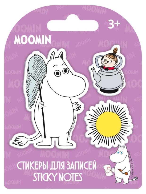Стикеры для записей Moomin, 3 шт