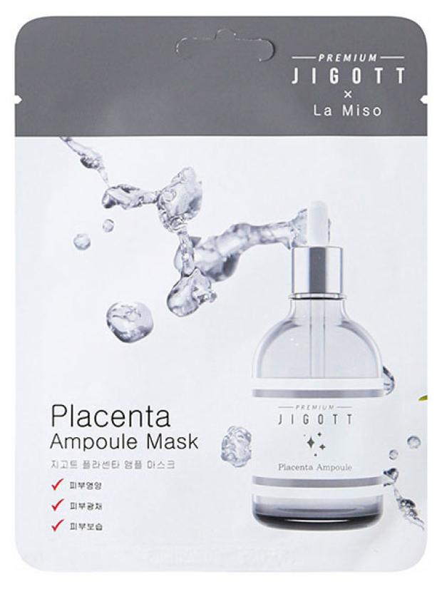 

Маска для лица Jigott & LA Miso Premium Ампульная с фитоплацентой, 27 мл