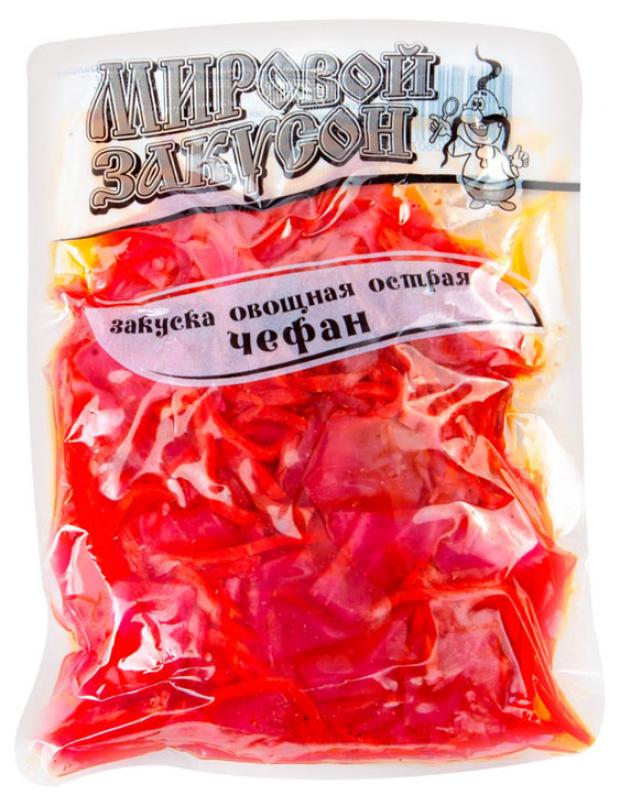 Закуска Чефан Мировой закусон острая морковь свекла капуста, 300 г