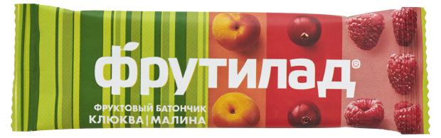 Батончик фруктовый Фруктовая энергия клюква-малина 30 г 43₽