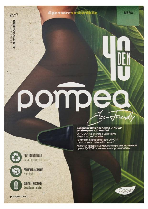 

Колготки женские Pompea Eco Frien 40D Nero, 4-L