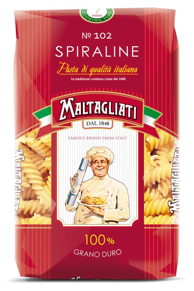 Макаронные изделия Maltagliati Спиралине 102, 450 г