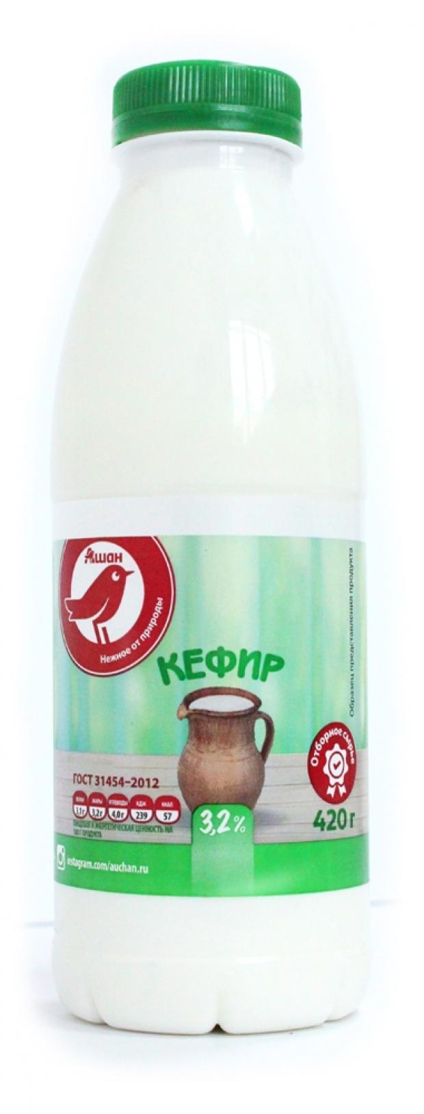 

Кефир АШАН 3,2%, 420 г