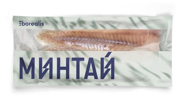 Минтай филе без кожи Borealis замороженный, 650 г