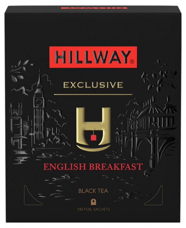 

Чай черный HILLWAY English Breakfast байховый кенийский в сашетах 100х2 г