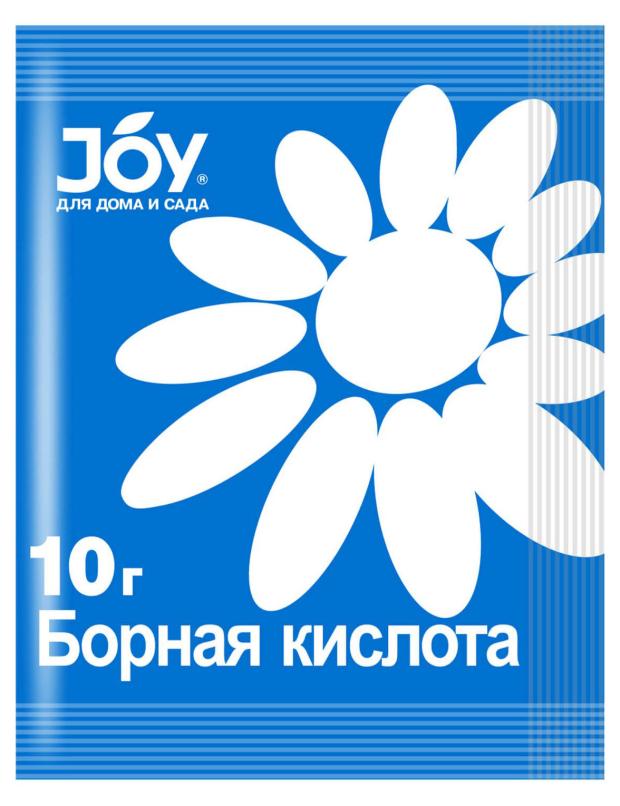 Борная кислота Joy, 10 г удобрение борная кислота 10 г joy