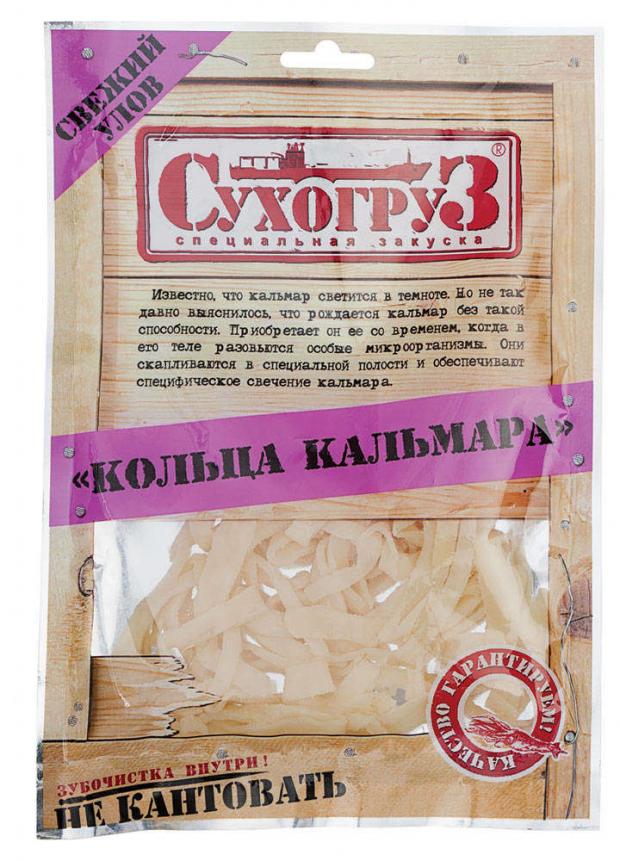 

Кальмар сушенный «СухогруЗ» кольца, 70 г