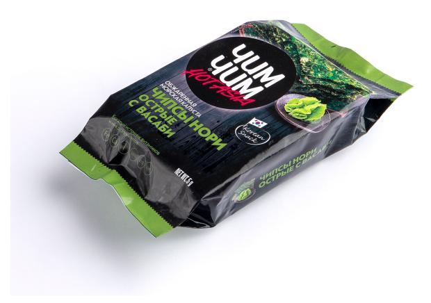 Чипсы нори Чим-Чим острые с васаби 45 г 75₽