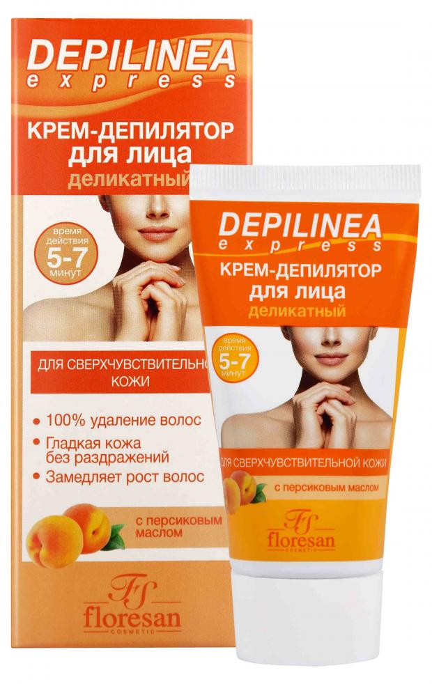 Крем-депилятор для лица Floresan Cosmetic Деликатный, 50 мл