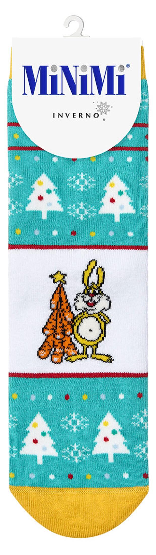 

Носки женские MINIMI Inverno Заяц плюшевые, универсальный размер