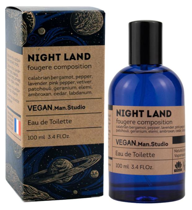 Туалетная вода мужская Vinci Vegan Studio Night Land, 100 мл