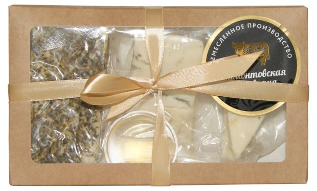 Набор сырный Мамонтовская сыроварня с медом БЗМЖ, 440 г