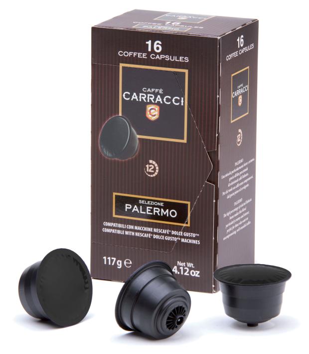Кофе в капсулах Carracci Palermo для системы Dolce Gusto 16 шт, 117 г