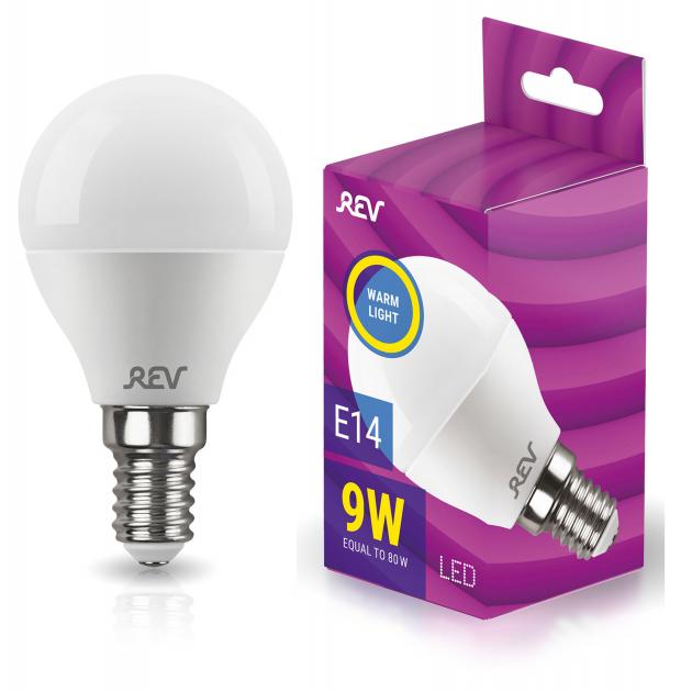 

LED-Лампа шар REV 9-75W E14 Теплый свет
