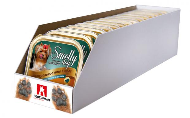 

Консервы для собак «Зоогурман» Smolly dog индейка с потрошками, 100 г
