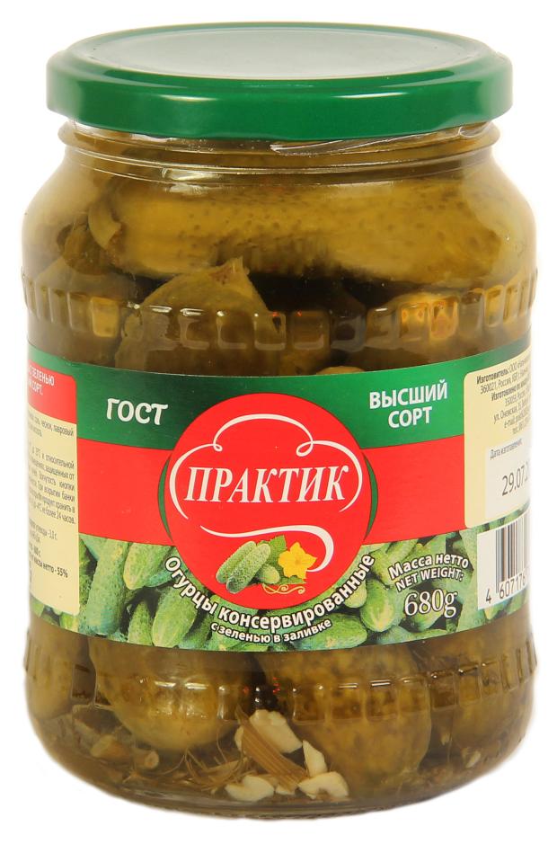 Огурцы консервированные Практик, 680 г