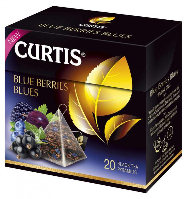 Чай черный Curtis Blue Berries Blues в пирамидках, 20х1.8 г