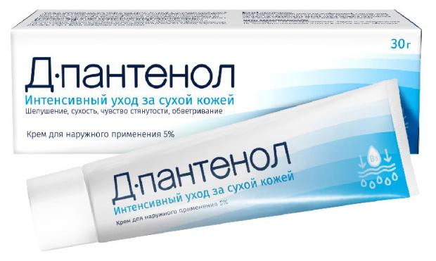 Крем для тела Д-пантенол 5%, 30 г