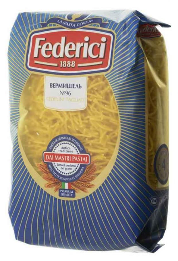 макаронные изделия ziti 9 federici 500 г Вермишель Federici 96, 400 г