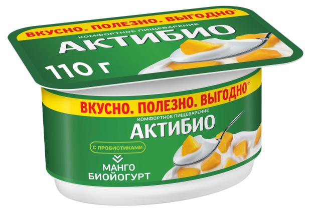 

Йогурт АктиБио с манго 3% БЗМЖ 110 г