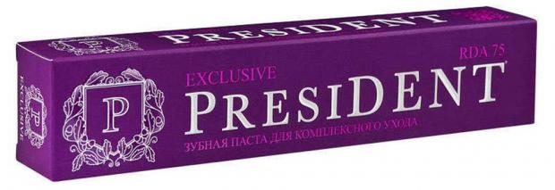 

Зубная паста President Exclusive, 75 мл