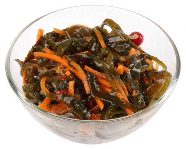 

Салат из морской капусты с клюквой, вес