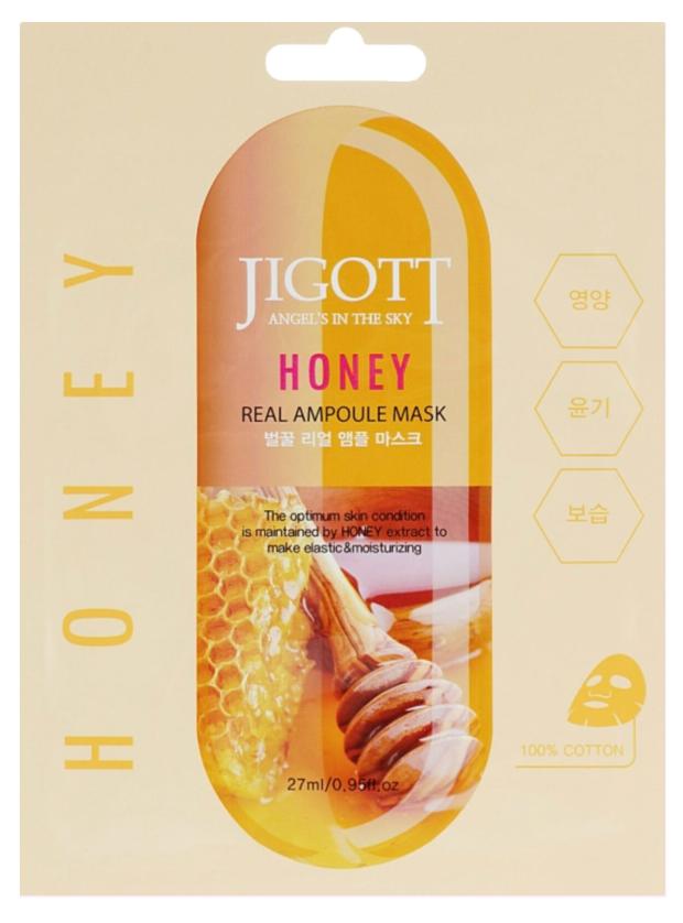 

Маска тканевая для лица Jigott Real Ampoule с мёдом, 27 мл