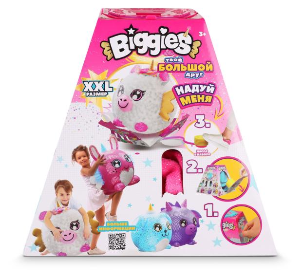 

Зверек-шар надувной Biggies Кролик Растущий с элементом сюрприза с насосом в наборе