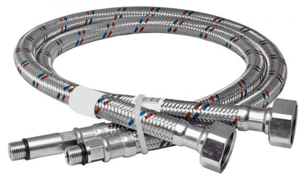 

Подводка гибкая Elka для смесителей 1/2", гайка-штуцер, 50 см