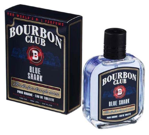 Туалетная вода мужская Bourbon Club Blue Shark, 100 мл