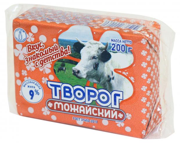 Творог Можайское 9 БЗМЖ 200 г 69₽